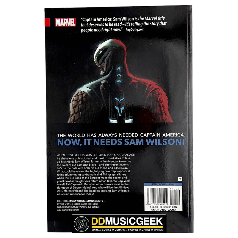 Captain America: Sam Wilson Vol. 1 - Not My Captain America (Trade Paperback) - DD Music Geek