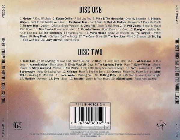 Various: The Best Rock Ballads In The World...Ever! (2xCD, Comp) - DD Music Geek