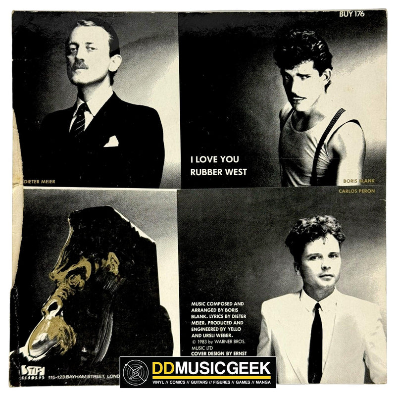 Yello: I Love You (7", Single) - DD Music Geek