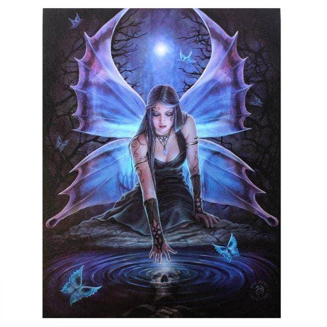 19x25cm Immortal Flight Canvas Plaque by Anne Stokes - DD Music Geek