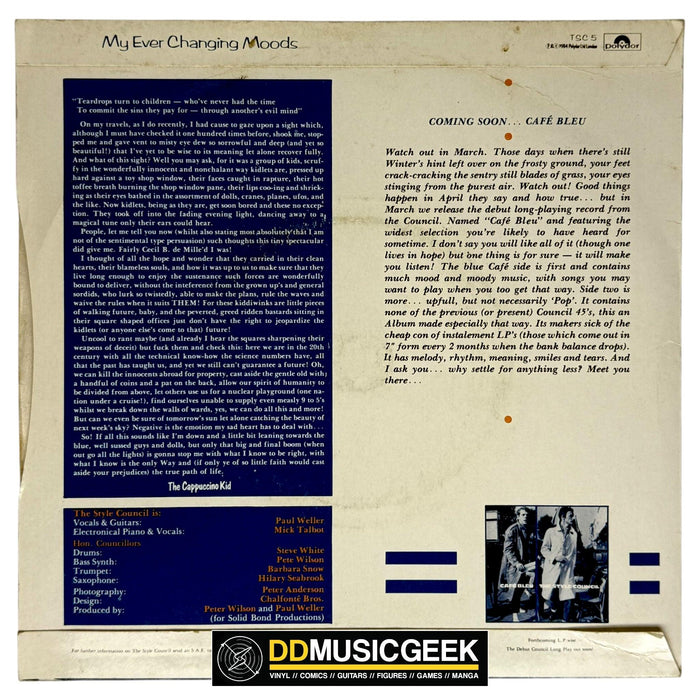 The Style Council: My Ever Changing Moods (7", Single, Sil) - DD Music Geek