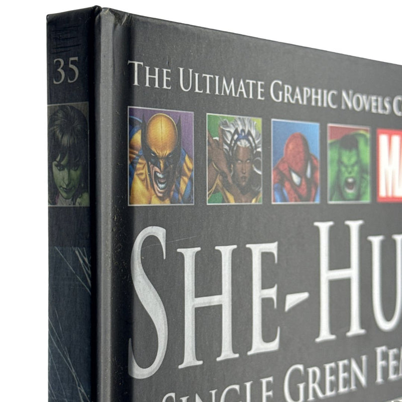 MARVEL - She-Hulk: Single Green Female - Graphic Novel - Preowned - Spine Detail
