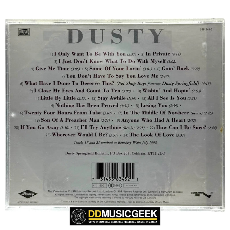 Dusty Springfield: Dusty (The Very Best Of Dusty Springfield) (CD, Comp, RE, RM) - DD Music Geek