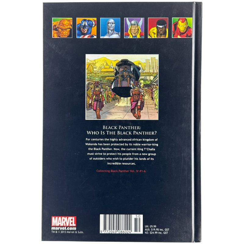 MARVEL - Black Panther: Who is the Black Panther? - Graphic Novel - Preowned - Back Cover
