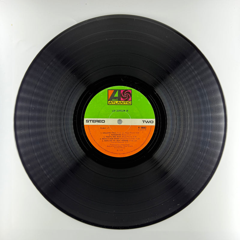 Led Zeppelin: Led Zeppelin III - Near Mint (NM or M-) / Very Good Plus (VG+)