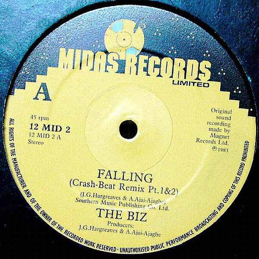 The Biz - Falling - 12" Single - Preowned