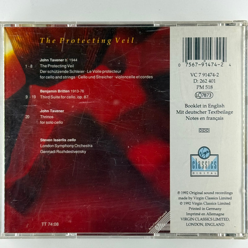 John Tavener / Steven Isserlis: The Protecting Veil - Very Good (VG) / Very Good (VG)