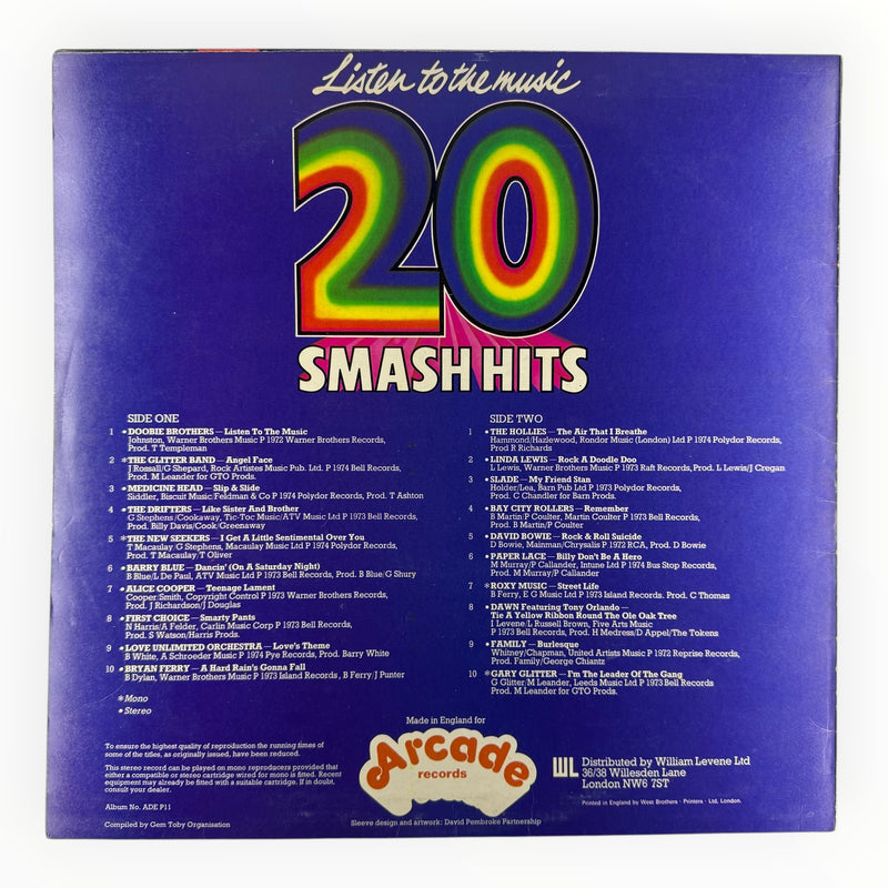 Various - Listen To The Music: 20 Smash Hits - Vinyl LP - Preowned