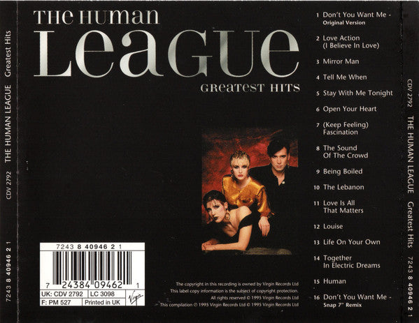 The Human League : Greatest Hits (CD, Comp)