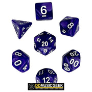 RPG Gaming Dice Set - DD Music Geek