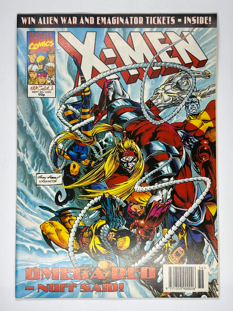 X-Men UK Volume 1 Issue 24 Vintage 1995 Marvel Comic Book