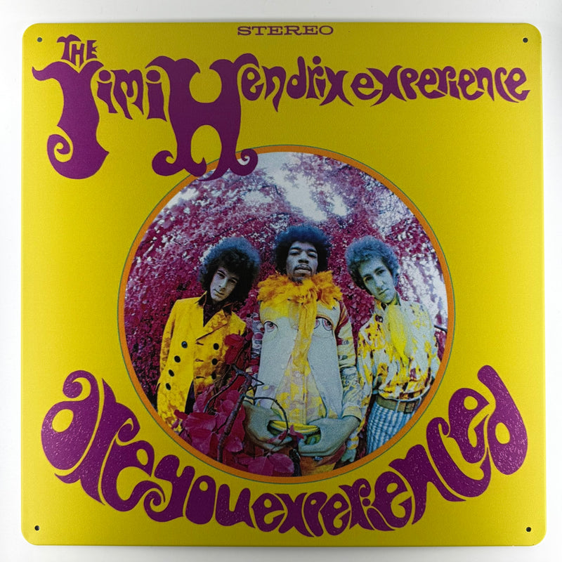 Album Cover Metal Sign: The Jimi Hendrix Experience - Are You Experienced?