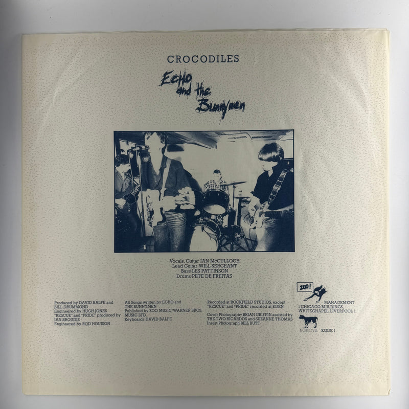 Echo And The Bunnymen*: Crocodiles - Very Good (VG) / Good Plus (G+)