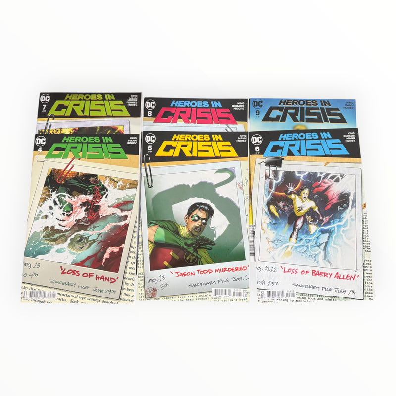 DC Comics - Heroes In Crisis #1-#9 Variant Cover Bundle - Comic - Preowned