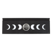 Black Moon Phase Tarot Card Stand Tealight Holder - DD Music Geek