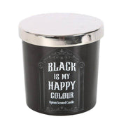 Gothic Black is My Happy Colour Opium Candle - DD Music Geek