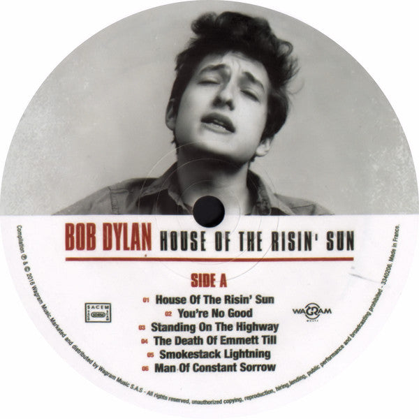 Bob Dylan : House Of The Risin' Sun (LP, Comp)