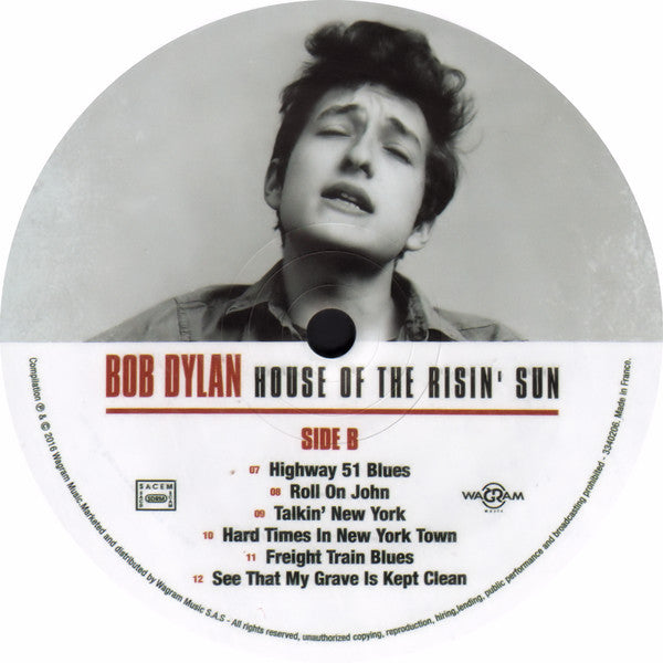 Bob Dylan : House Of The Risin' Sun (LP, Comp)