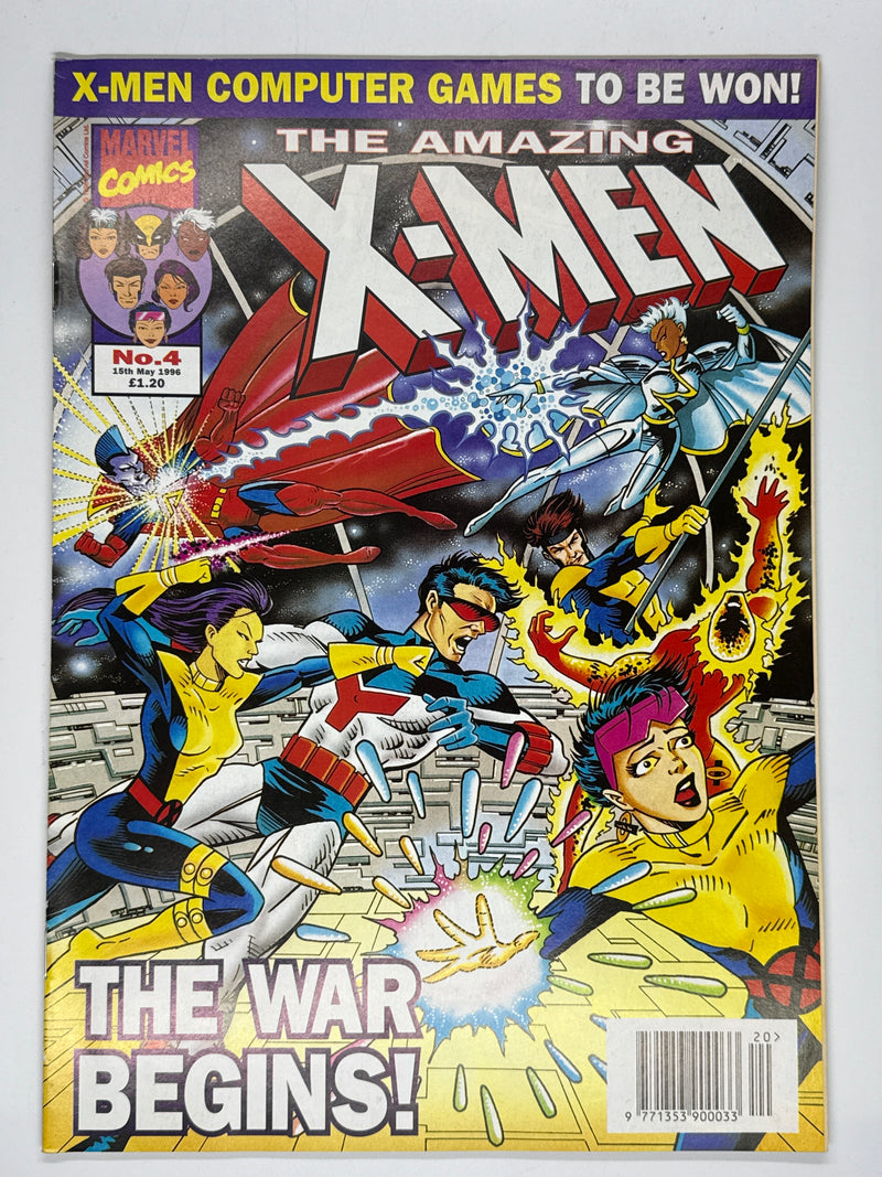 Amazing X-Men UK Vol 1 4 Marvel Vintage Reprint Comic