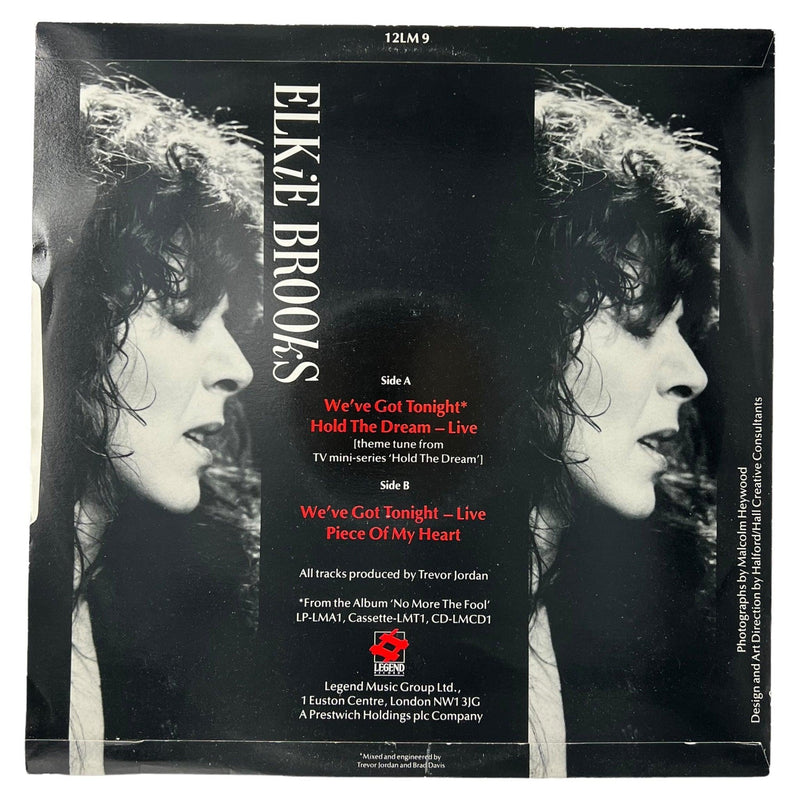 Elkie Brooks: We've Got Tonight 12"[Preowned Vinyl] VG/VG - DD Music Geek