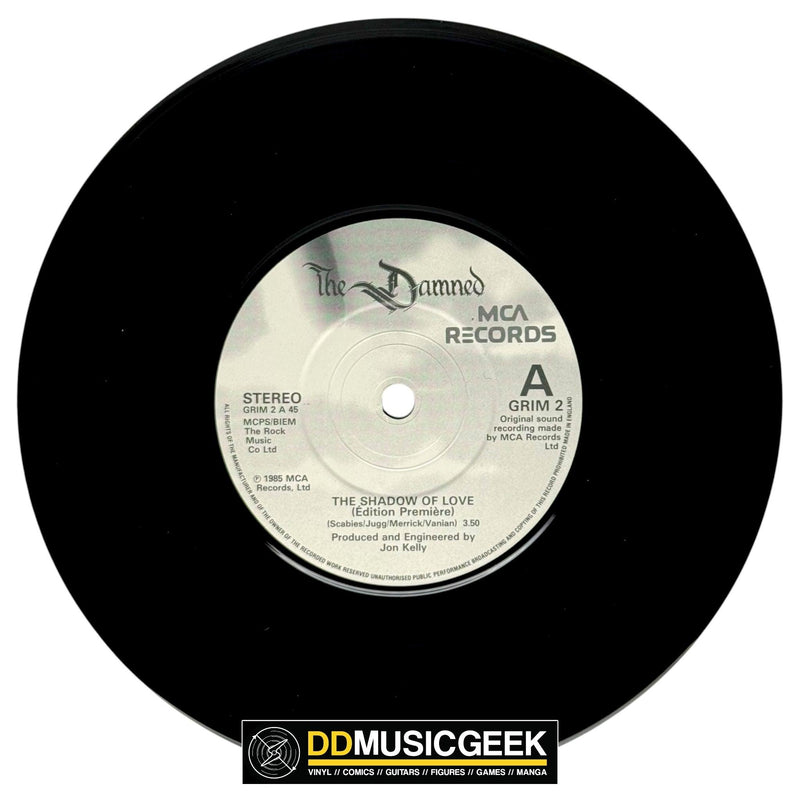The Damned: The Shadow Of Love (Edition Première) (7", Single, Gat) - DD Music Geek