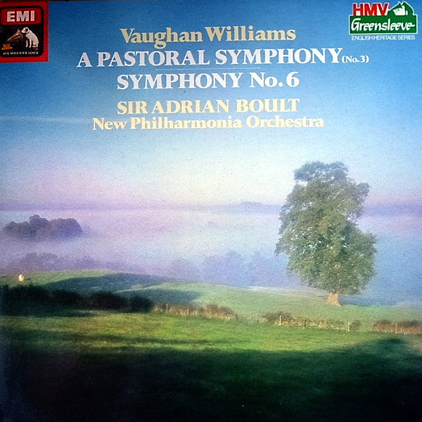 Vaughan Williams - A Pastoral Symphony / Symphony No. 6 - Vinyl LP - Preowned
