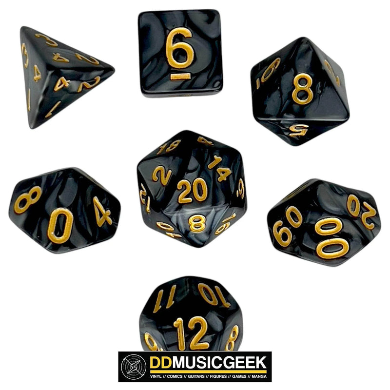 RPG Gaming Dice Set - DD Music Geek