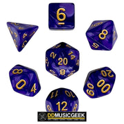 RPG Gaming Dice Set - DD Music Geek