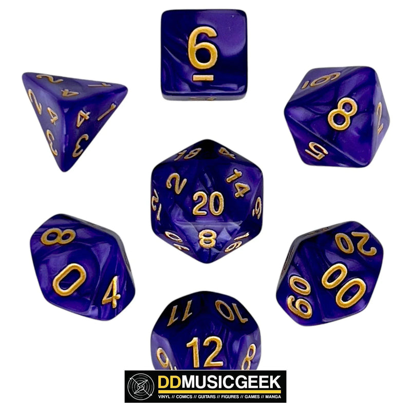 RPG Gaming Dice Set - DD Music Geek