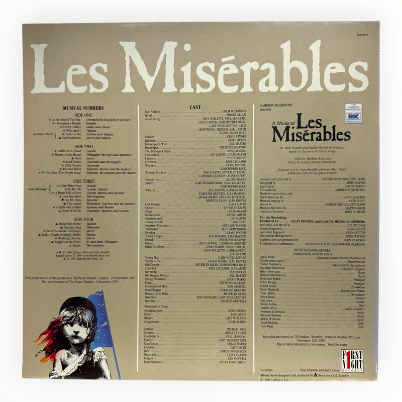 Alain Boublil - Les Misérables - 2LP - Preowned