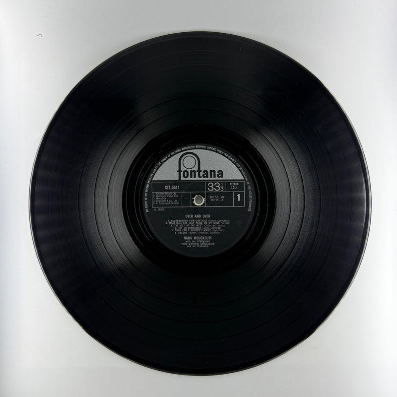Nana Mouskouri With The Athenians*: Over & Over - Good Plus (G+) / Good (G)