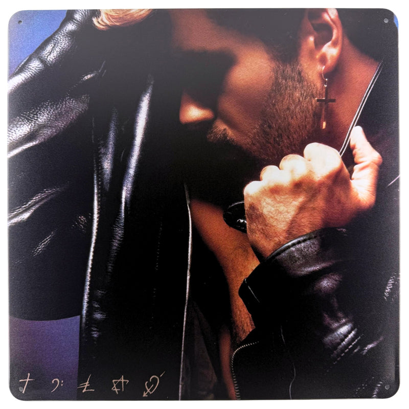 Album Cover Metal Sign: George Michael - Faith