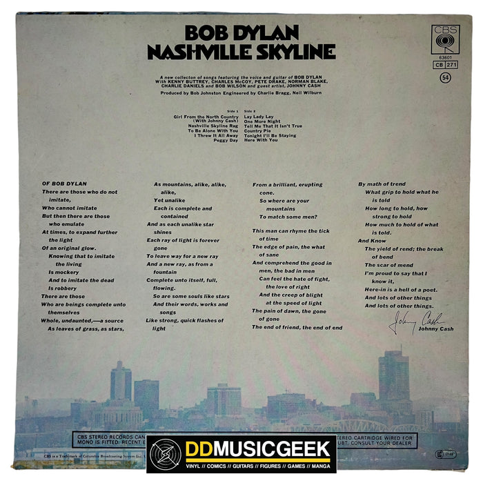 Bob Dylan: Nashville Skyline [Preowned Vinyl] VG+/VG