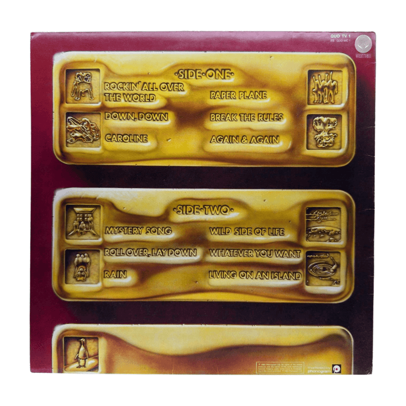 Status Quo: 12 Gold Bars - Very Good Plus (VG+) / Very Good (VG) - DD Music Geek