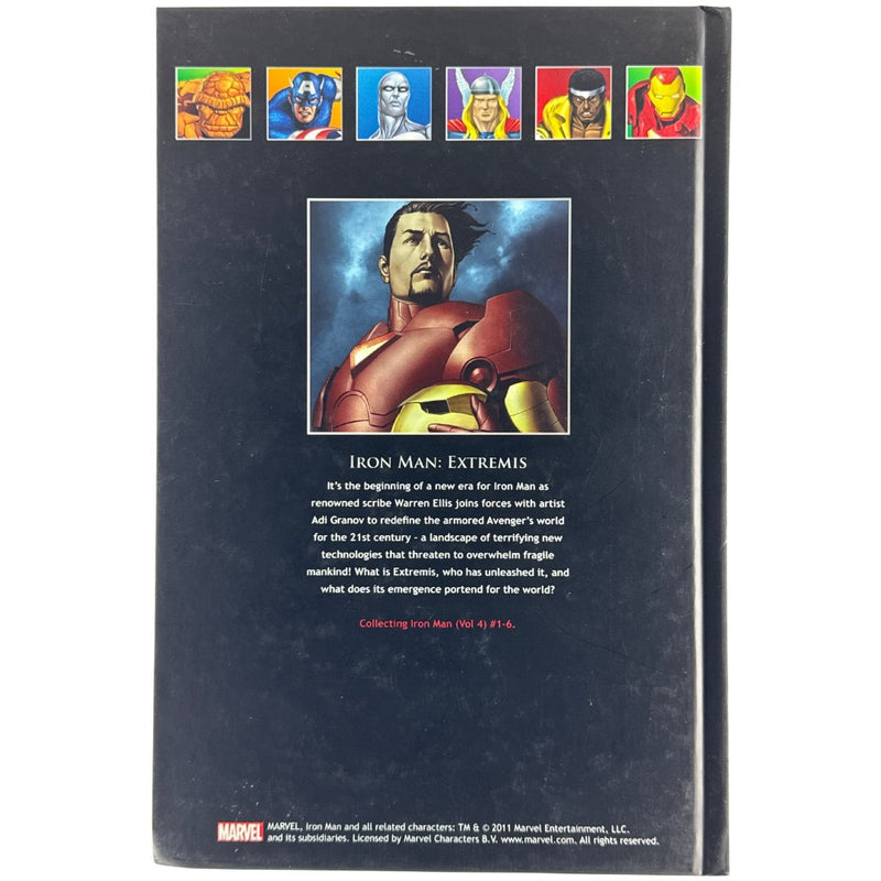 MARVEL - Iron Man: Extremis - Graphic Novel - Preowned - Back Cover
