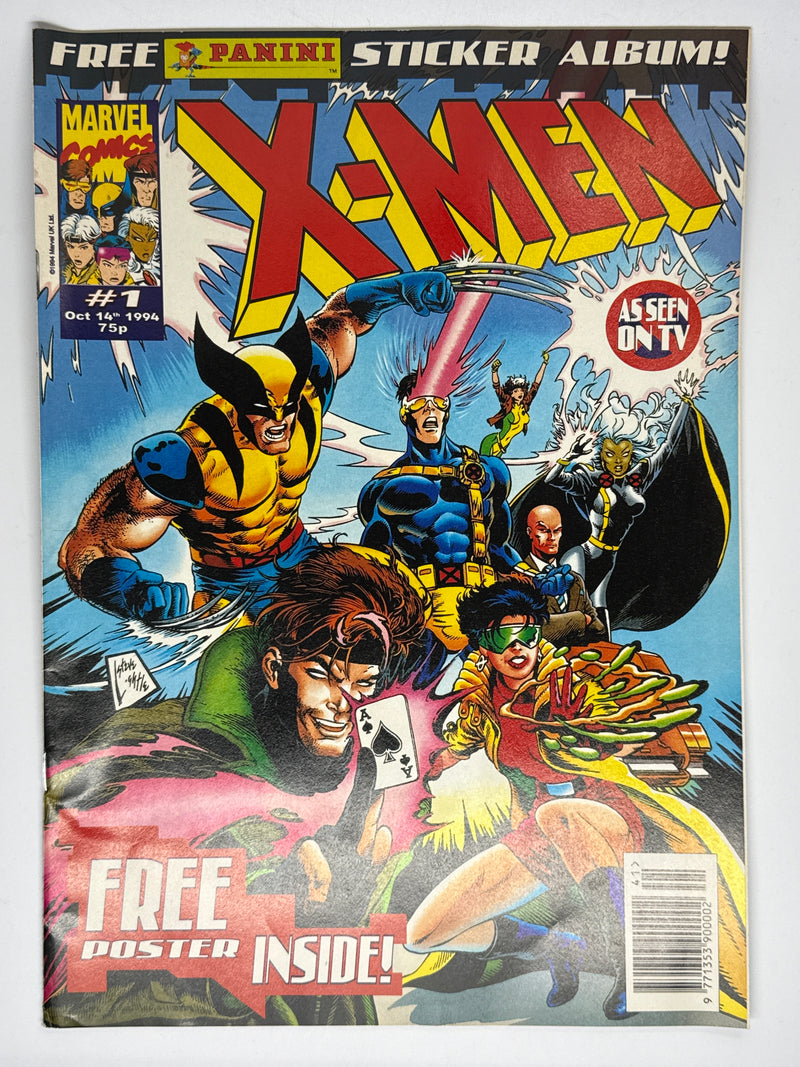 X-Men UK Volume 1 Issue 1 Marvel Comic Book
