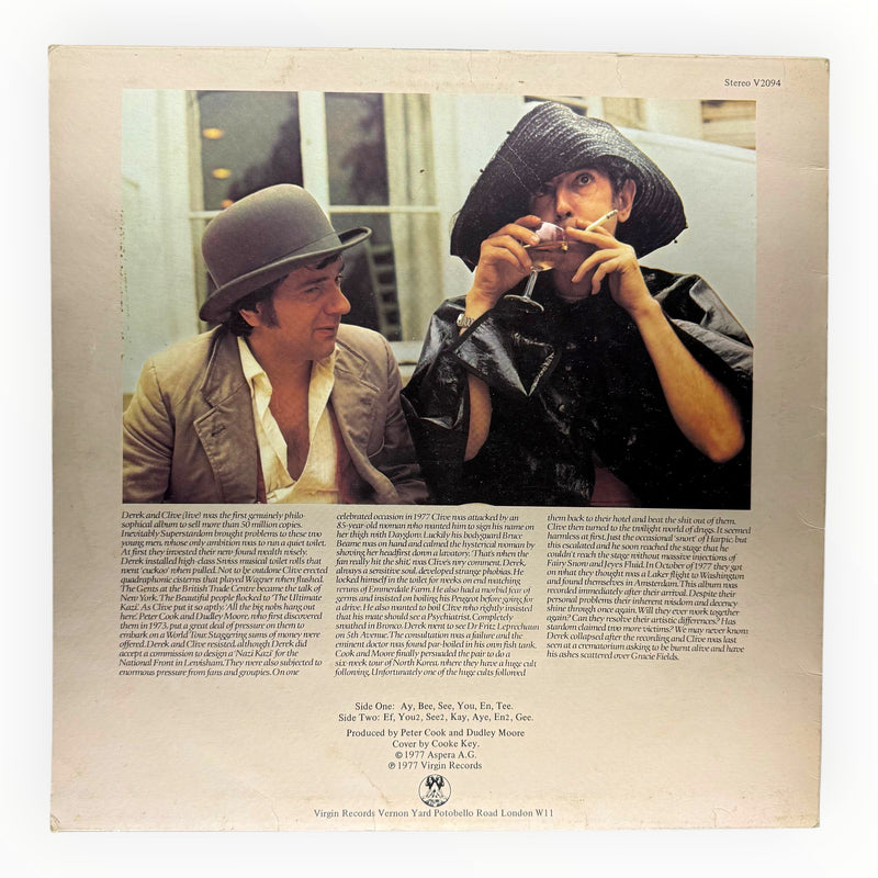 Derek & Clive - Come Again | Vinyl LP | Preowned