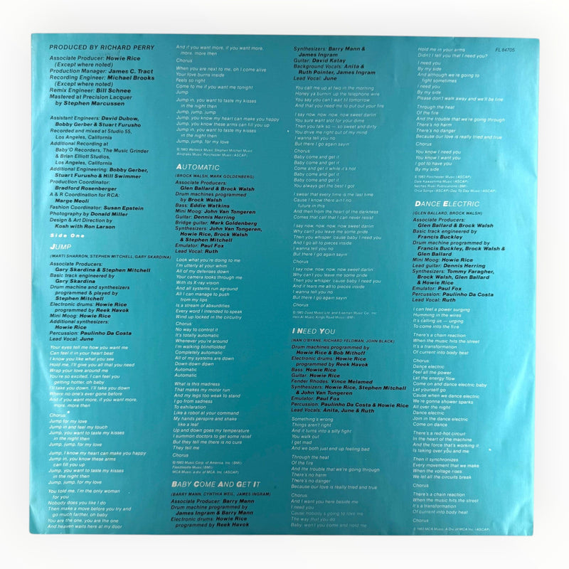 Pointer Sisters - Break Out - Vinyl LP - Preowned (Original Version)