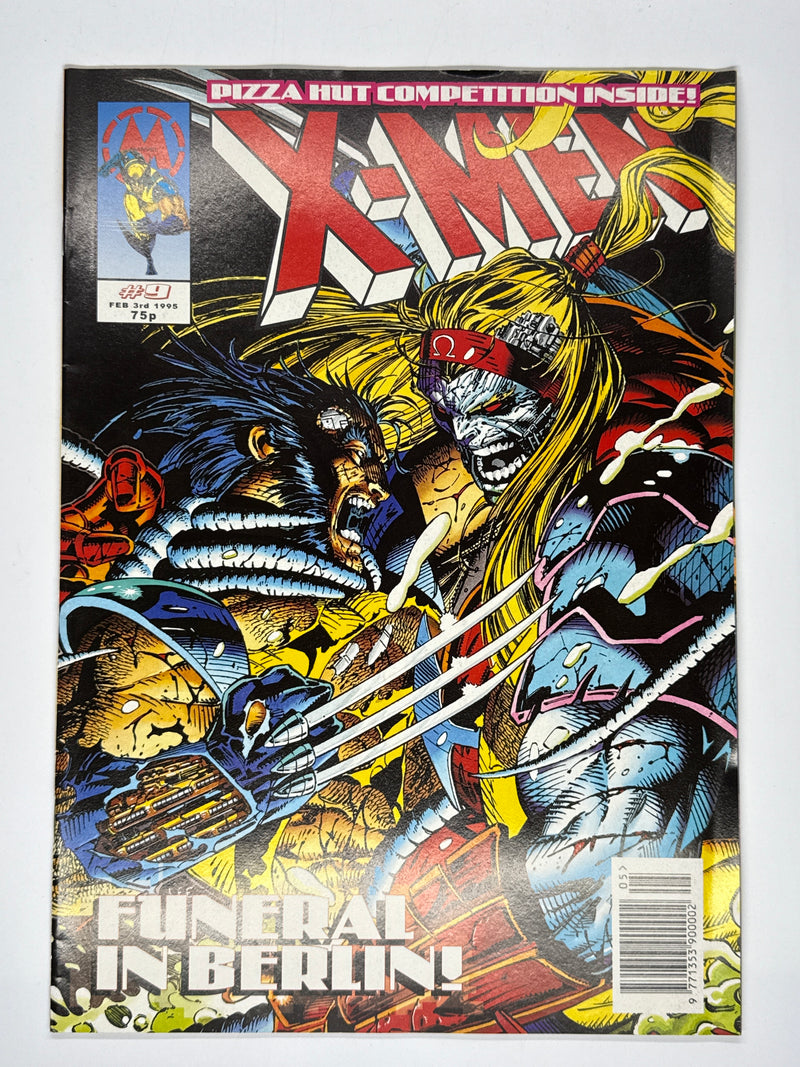 Marvel X-Men UK Issue 9 Wolverine Omega Red Jim Lee
