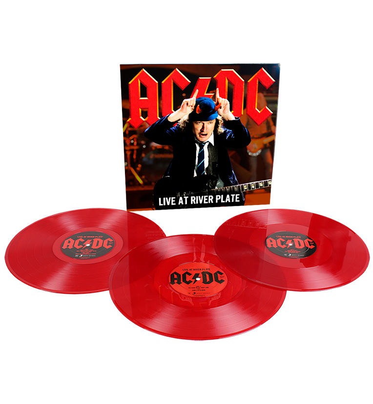 AC/DC – Live at River Plate (Triple-LP on Translucent Red Vinyl)