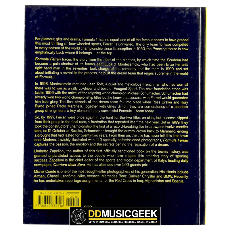 Formula Ferrari: The First Offical Inside Story of the Most Successful Team in the History of Formula 1 by Umberto Zapelloni, Michel Comte - DD Music Geek