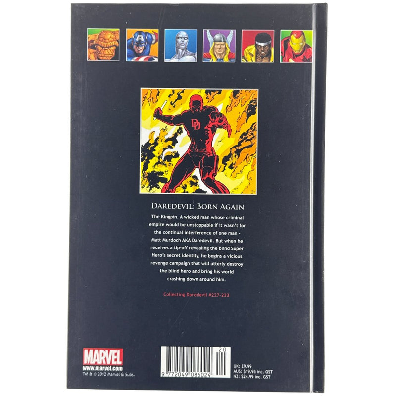 MARVEL - Daredevil: Born Again - Graphic Novel - Preowned - Back Cover

