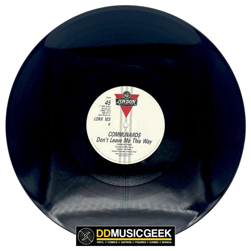 Communards* With Sarah Jane Morris: Don't Leave Me This Way (12", Single) - DD Music Geek