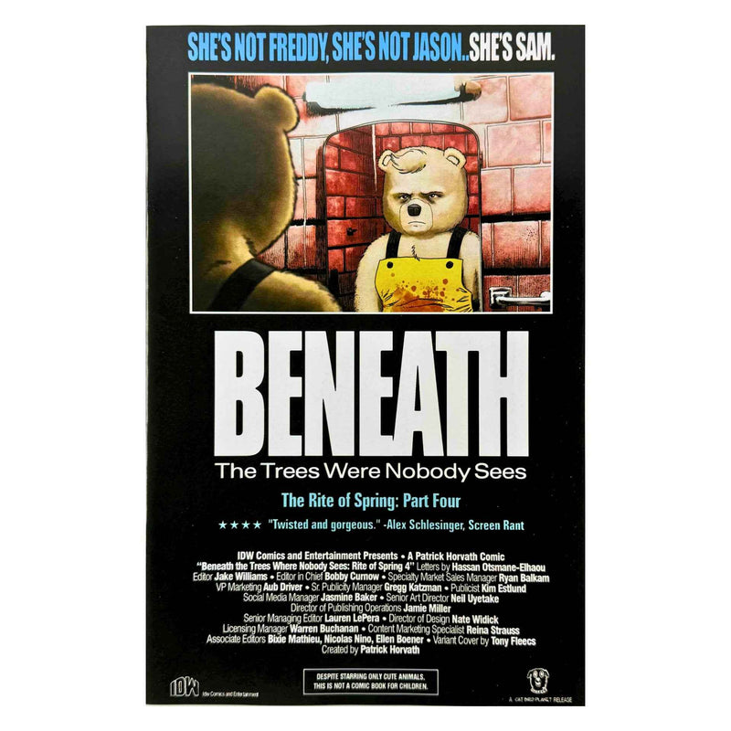 BENEATH TREES WHERE NOBODY SEES RITE SPRING #4 CVR B FLEECS