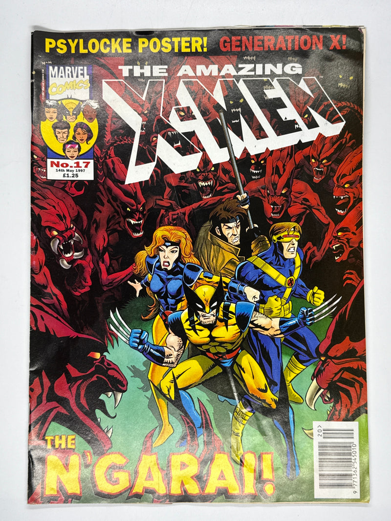 Amazing X-Men UK Issue 17 Marvel Comic Featuring Generation X