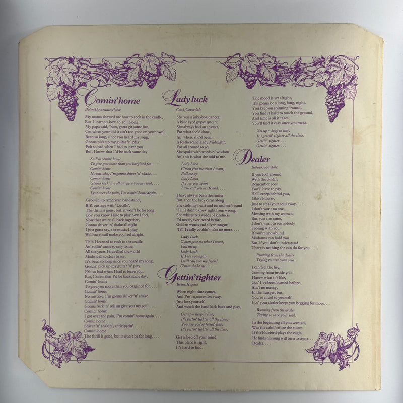 Deep Purple: Come Taste The Band - Very Good (VG) / Very Good (VG)