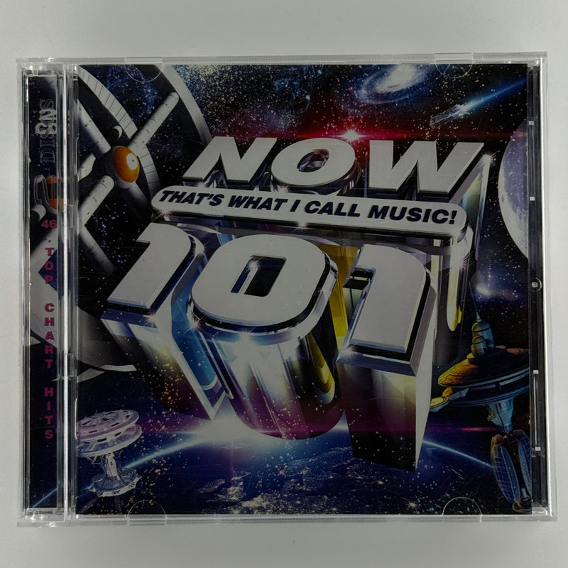 CD cover of 'Now That's What I Call Music! 101' with space-themed design