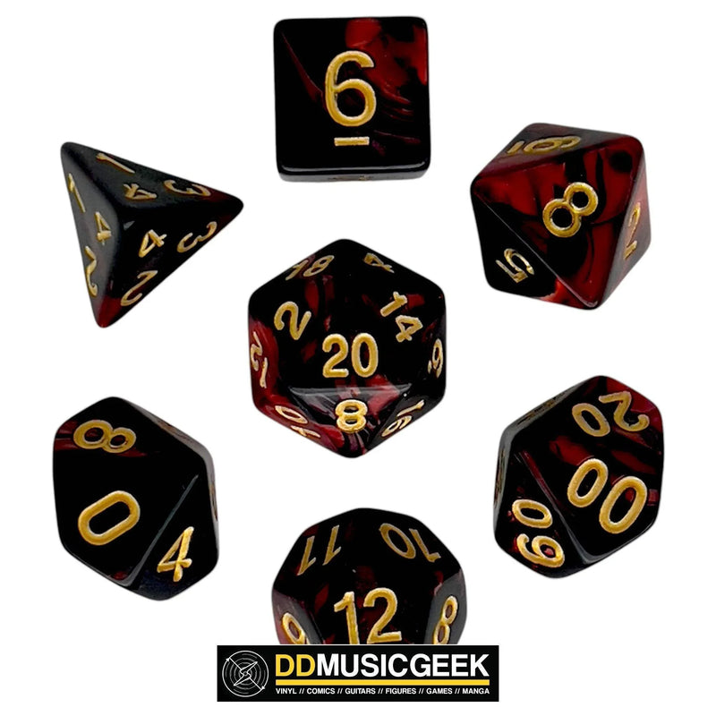 RPG Gaming Dice Set - DD Music Geek
