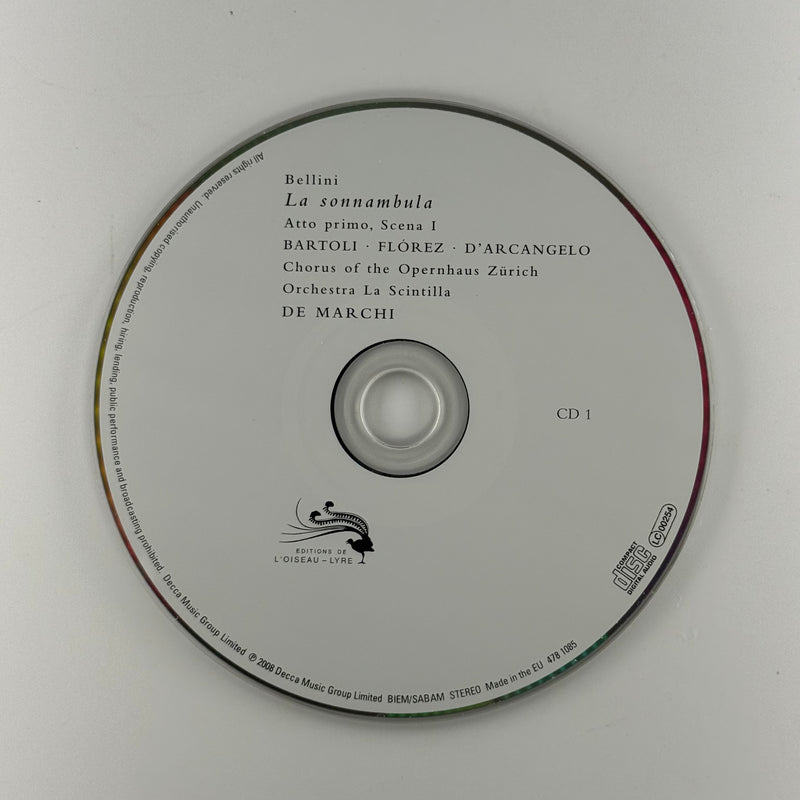 Bellini* - Bartoli* · Flórez* · D'Arcangelo* · Orchestra La Scintilla · De Marchi*: La Sonnambula - Near Mint (NM or M-) / Near Mint (NM or M-)
