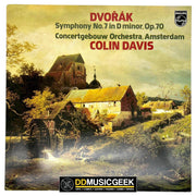 Dvořák*, Concertgebouw Orchestra, Amsterdam*, Colin Davis*: Symphony No. 7 In D Minor Op. 70 (LP, RP, Whi) - DD Music Geek